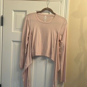 Lululemon Athletica Pink Crop Top